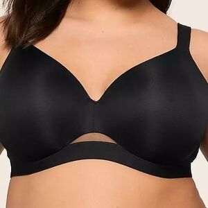 Lane Bryant Comfort Bliss Black, Full Coverage Bra 42D